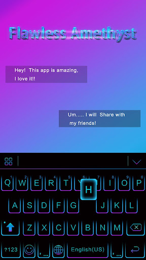 FlawlessAmethyst ThemeKeyboard