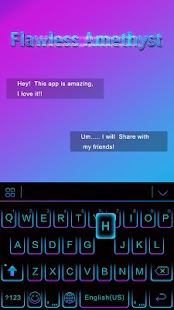 Lastest FlawlessAmethyst ThemeKeyboard APK for Android