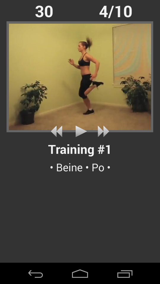 Android application Daily Cardio Workout screenshort