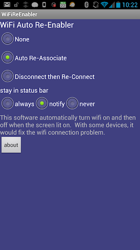 WiFi Auto ReEnabler