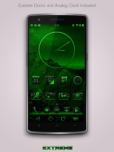 JB Extreme Launch Theme Green