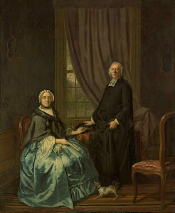 RIJKS: Hendrik Pothoven: Portrait of Petrus Bliek, Remonstrant Minister in Amsterdam, with his Wife Cornelia Drost 1771
