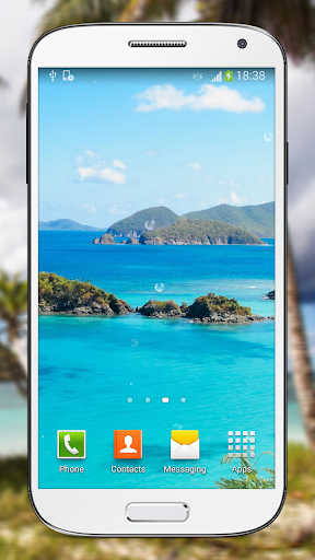 Blue Lagoon Live Wallpaper