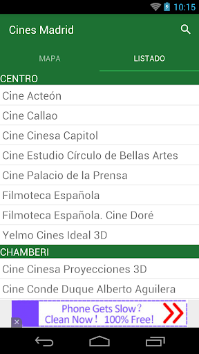 Cines Madrid