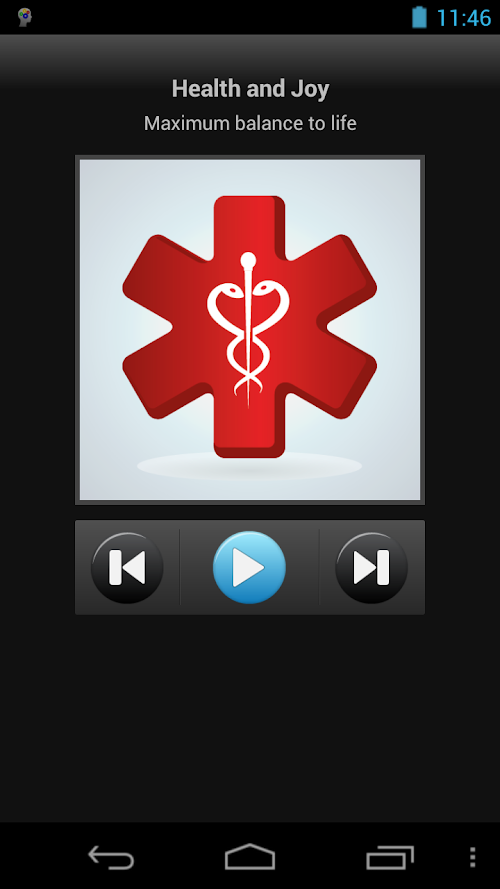 Android application audiovita PRO screenshort