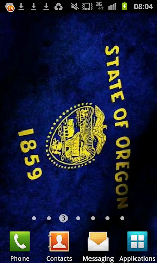 Oregon Flag Live Wallpaper