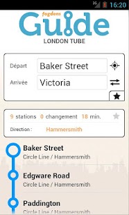 Androidアプリ LONDON SUBWAY GUIDE PRO のスクリーンショット