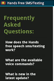 Hands free speech sms/texting poster 8