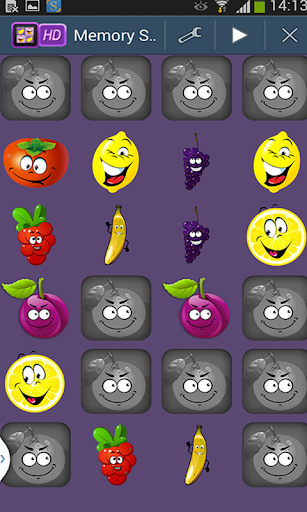 Memory fruits for Kids HD