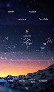 How to install 밤하늘 별 총총 버즈런처 테마 (홈팩) lastet apk for pc