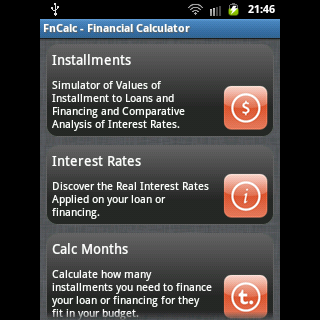 FnCalc Calculator for Interest