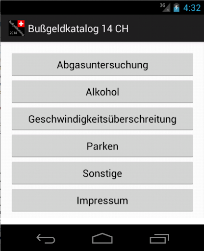 【免費交通運輸App】Bußgeldkatalog 2014 CH-APP點子