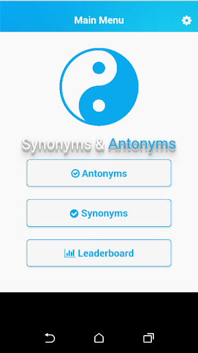 Synonyms and Antonyms