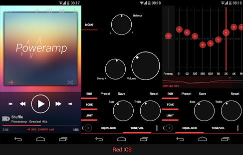 免費下載音樂APP|Poweramp skin ICS/JB Red app開箱文|APP開箱王