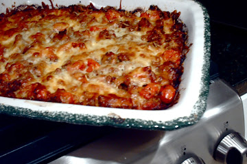 Lasagna with Lamb, Roasted Tomatoes and White Bean &quot;Hummus&quot;