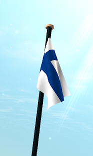 Download Finland Flag 3D Free Wallpaper APK for Android