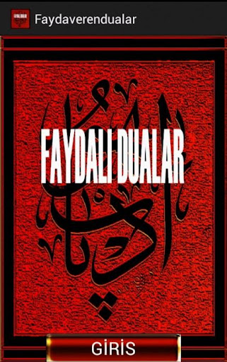 FAYDALI TESİRLİ DUALAR