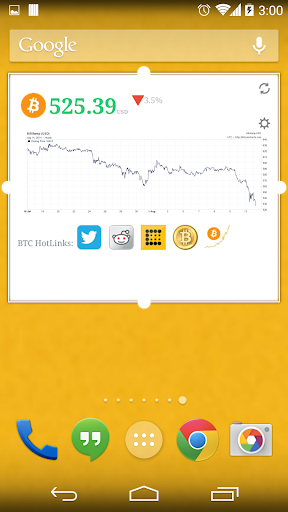 Bitcoin Hub Price Widget