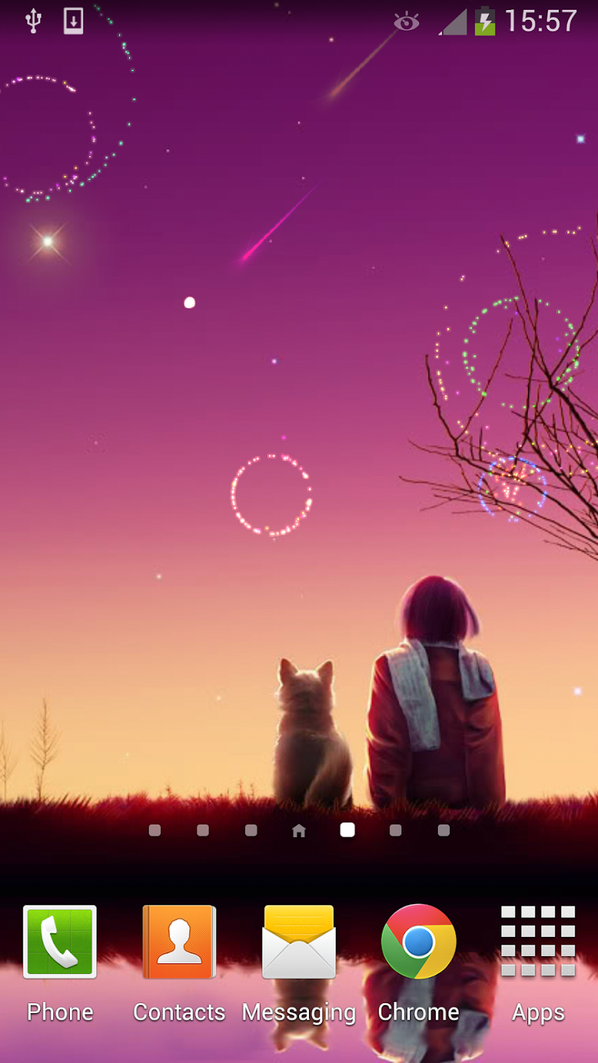 Meteor Shower FireWorks Screen 2