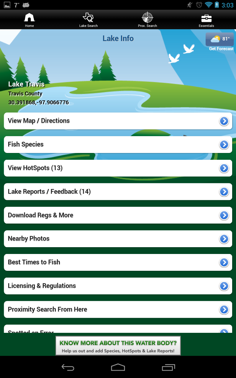 iFish Texas Screen 3