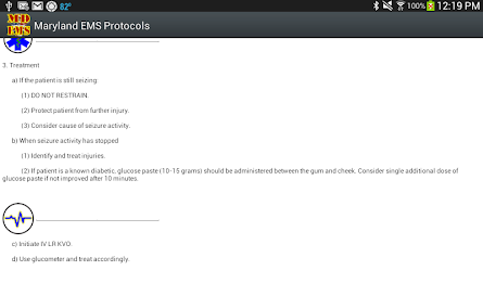 MD EMS Protocols poster 19