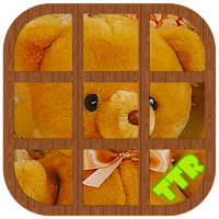 Teddy Bear Sliding Puzzle APK تصویر هنری