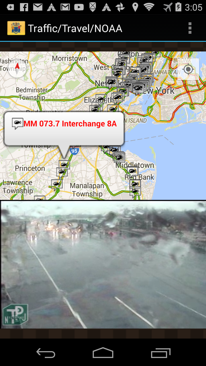 New Jersey Traffic Cameras Pro Screen 3