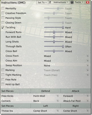 DMC instructions for Football Manager 2008