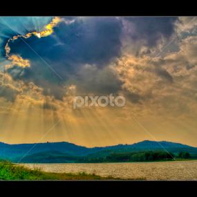 Finger of God by Vincent Albert - Landscapes Cloud Formations