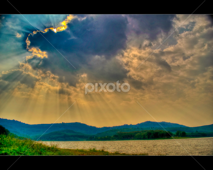 Finger of God by Vincent Albert - Landscapes Cloud Formations