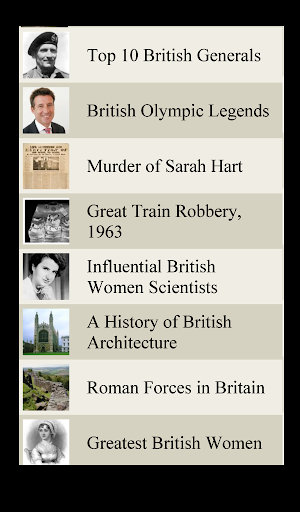 【免費書籍App】British History Lists-APP點子