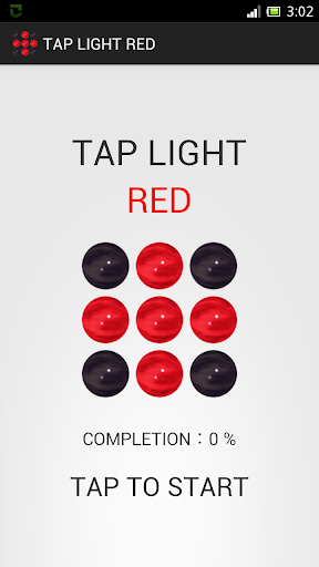 Tap Light Red