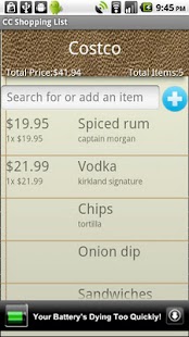 Lastest CC Shopping List APK