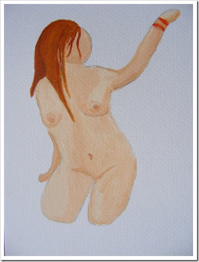 Nude Acrylic Painting