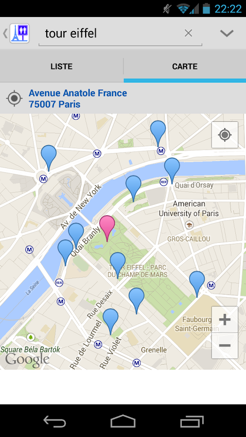 Toilets in Paris Android Apps on Google Play