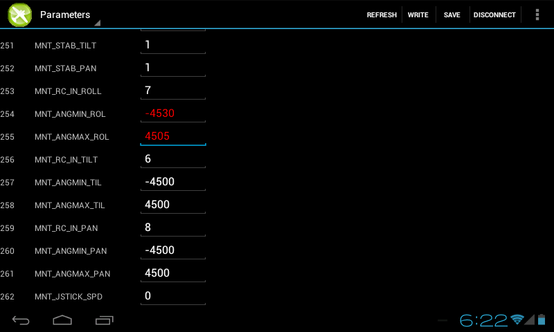   DroidPlanner – Capture d'écran 
