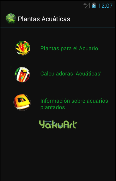 Plantas Acuáticas Screen 1