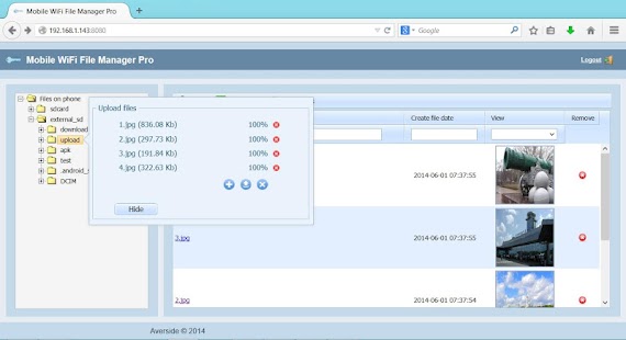 Mobile WiFi File Manager Pro Screenshots 3