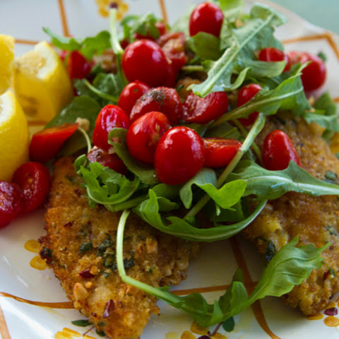 Minute grilled Lemon cutlets breaded With Grilled Cutlets   and Garlic, Rosemary, chicken  Chicken