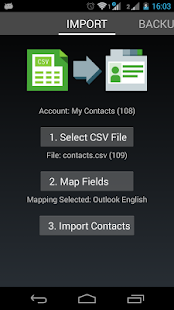 Contacts Import Lite