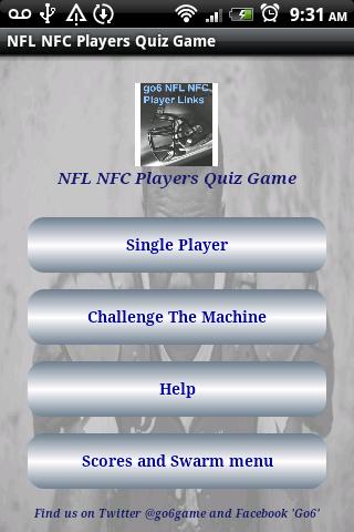 NFL NFC Players Quiz Game FREE