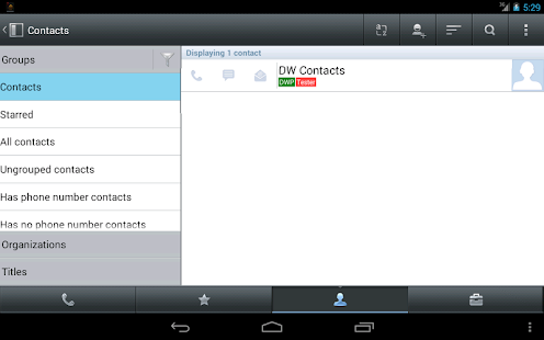 DW Contacts & Phone & Dialer - screenshot thumbnail