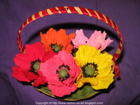 paper flowers making. Making Anemone Flowers