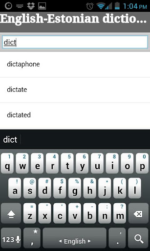 English-Estonian miktionary