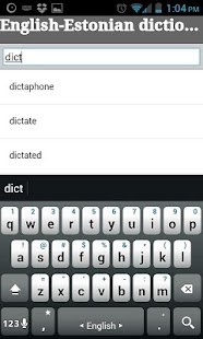 Lastest English-Estonian miktionary APK