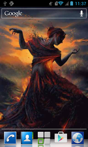 Volcanic girl LWP