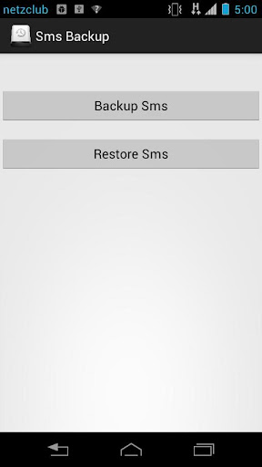 Sms Backup