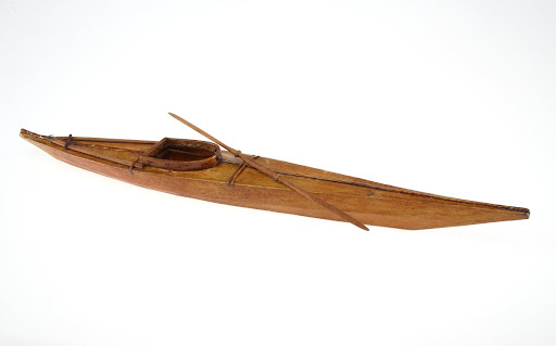 Model kayak and equipment - Unknown / Inconnu — Google Arts & Culture