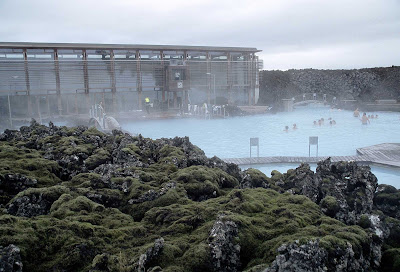 Deildartunguhver, largest of Iceland's famed hot springs, is located near Reykholt.