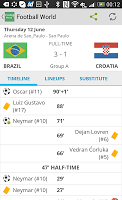 Football World - 2014 APK Gambar Screenshot #3